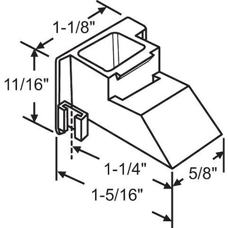 Strybuc Plastic Top Sash Guide Set 900-9963